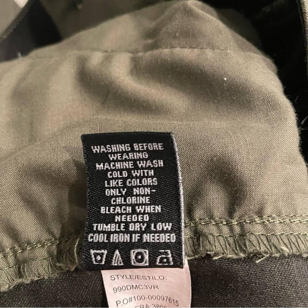 Violets & Roses Olive Green Mid Rise Ankle Pants size 8 - Picture 13 of 14